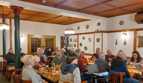 Vereinsgaststätte in Oelsnitz/Vogtland. Foto: Berthold Löckelt